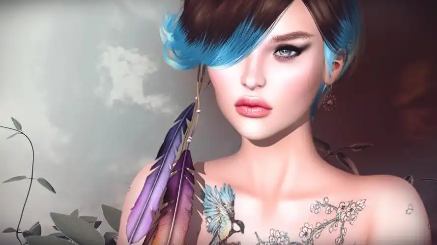 高清3d彩绘美女图片1080p电脑桌面壁纸高清大图预览1920x1080_设计