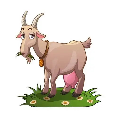 山羊,卡通,隔绝,矢量_高清图片_全景视觉