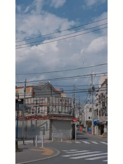 日本街道富士就该拍日本的小街小巷