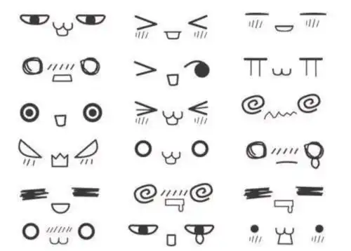 表情符号简笔画有颜色