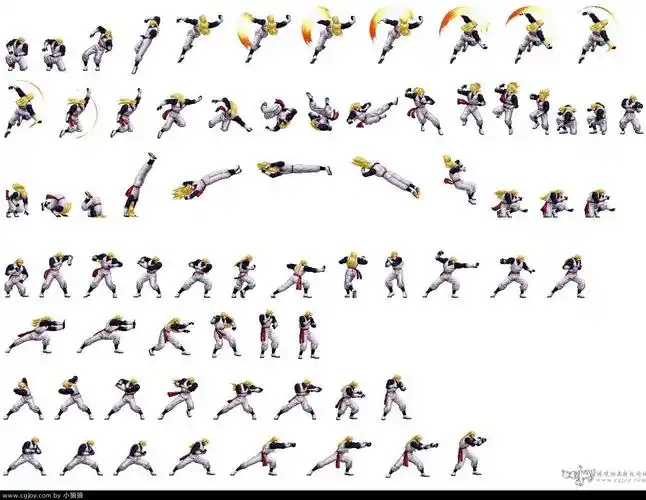[参考源件] 拳皇动作分解大合辑