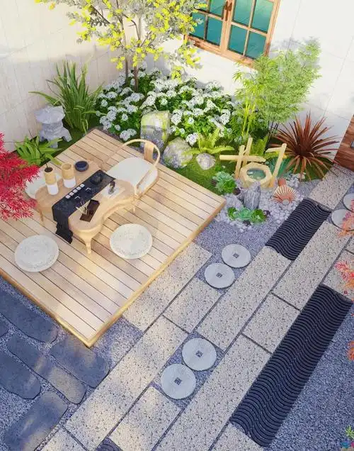 30㎡上下庭院如何设计这种精致的治愈系现代风小花园太好看啦