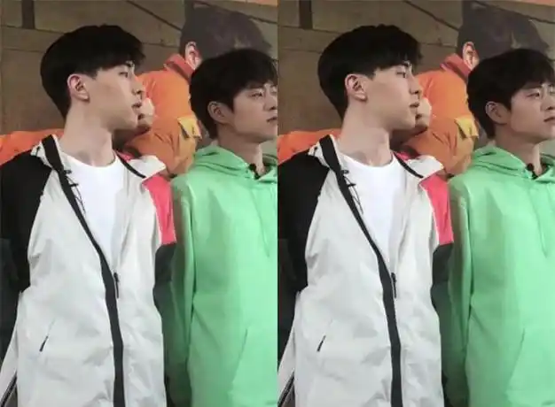 邓伦有多暖心为照顾魏大勋将脸部涂黑看见脖子网友笑了