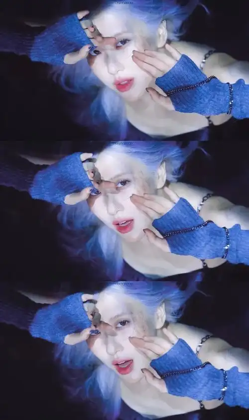 ros07[超话]##rose蓝发