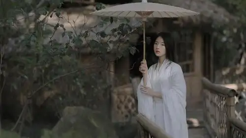 白衣似雪古风美女清冷淡雅写真