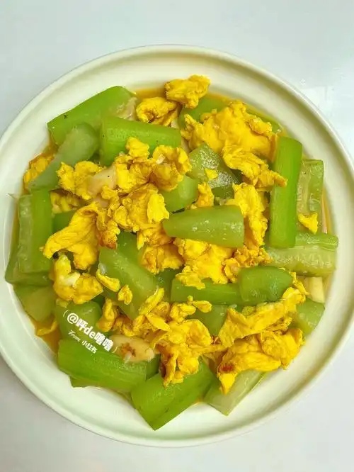 简单快手的丝瓜炒蛋60鲜香嫩滑减脂期敞开吃