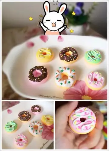 粘土,食物甜甜圈2