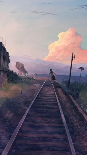 炫丽风景动漫插画手机壁纸