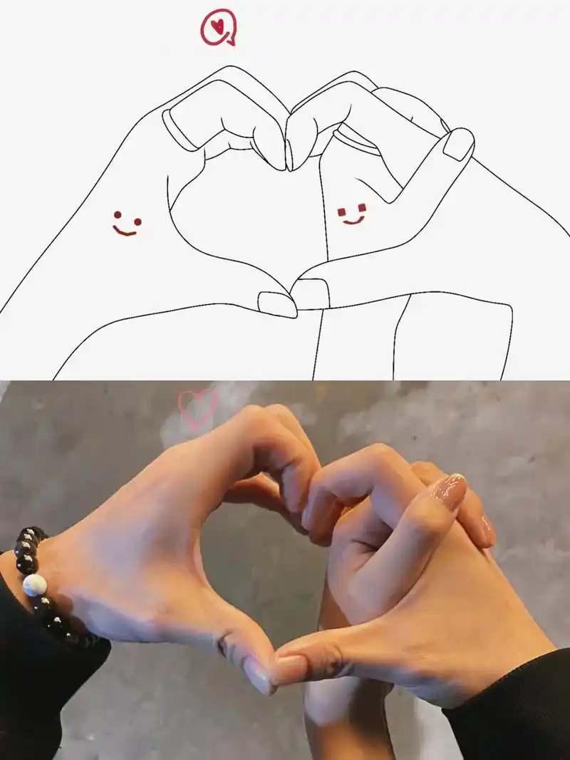 一定要和男朋友拍的牵手照!温暖又很甜,下次官宣就这么拍吧,爱 - 抖音