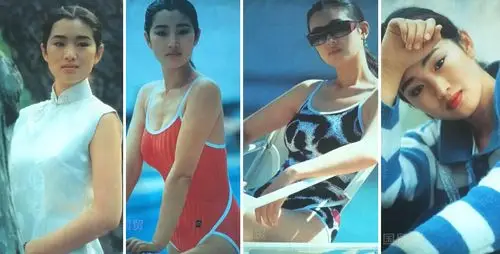 巩俐青涩泳装旧照曝光 女神嫩到掐出水