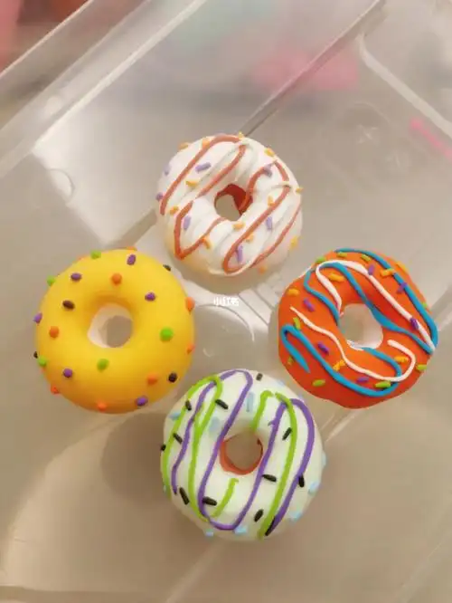 超轻粘土 甜甜圈 下午茶小甜点