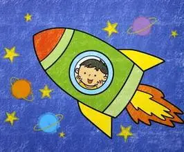 太空简笔画彩色 太空简笔画彩色星球