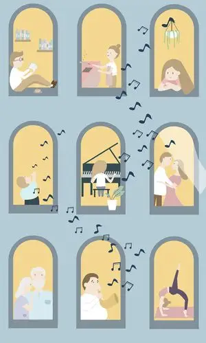 有趣的邻居|插画|创作习作|吗晓啡 - 原创作品 - 站酷 (zcool)