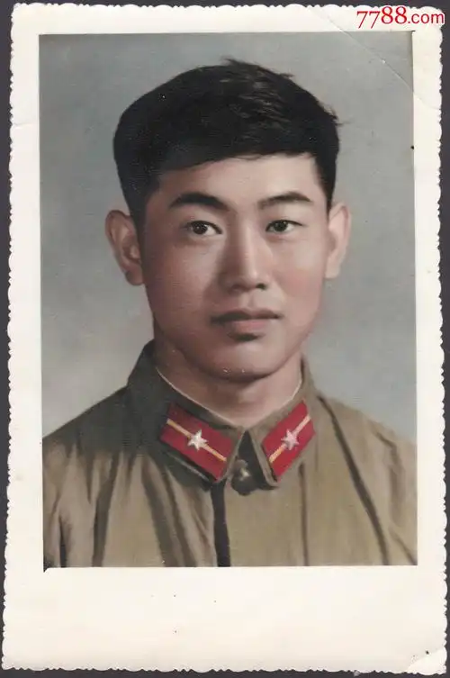 50年代军人,手工上色