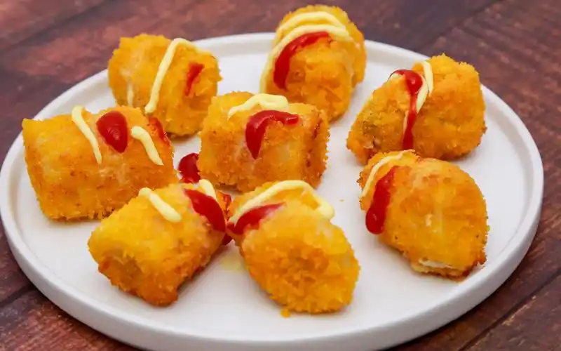 90后妹子自制下午茶脆皮炸香蕉,香甜酥脆,超级满足