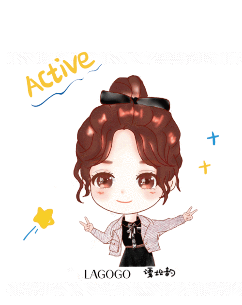 67哇塞女孩谭松韵q版卡通形象萌翻我