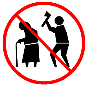 搞笑的禁止标志