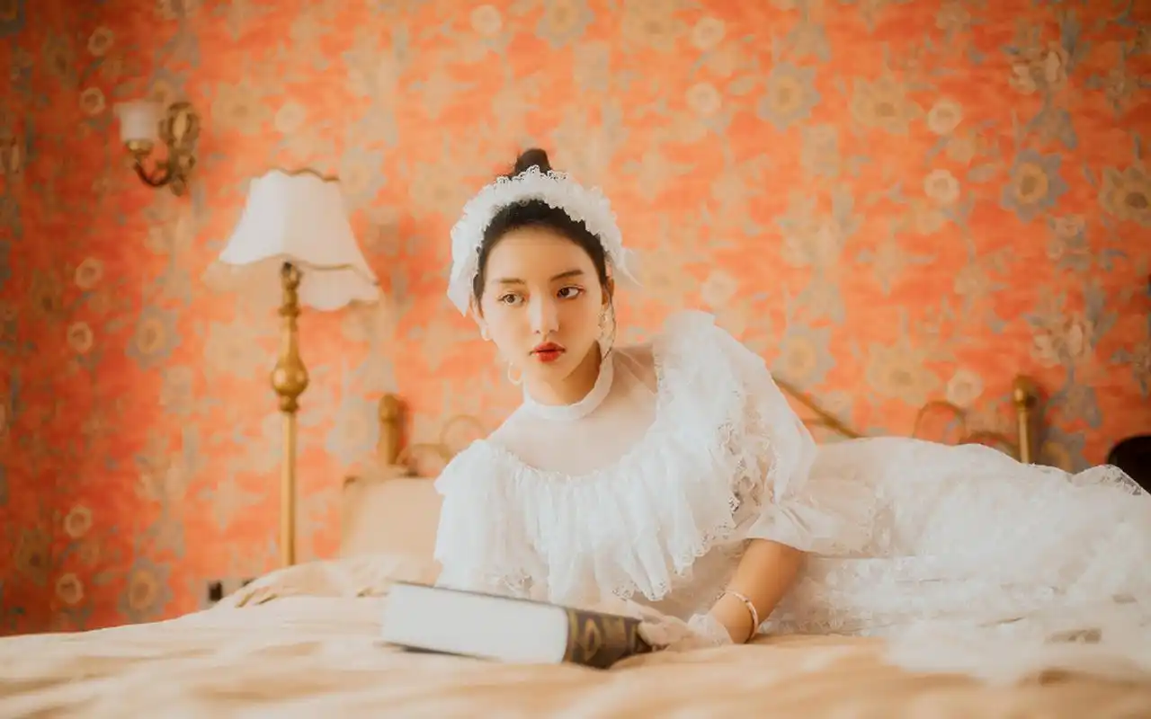 少女写真 桌面壁纸 复古 气质