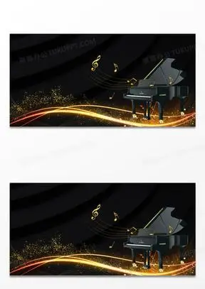 音乐会 导体11成人 音乐会 黑暗的10浪漫梦幻钢琴音乐背景素材1636