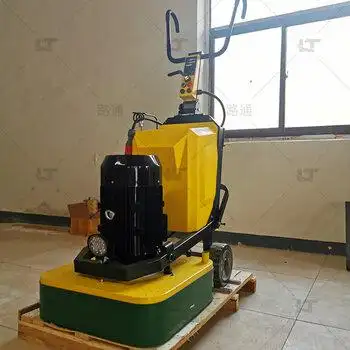 固化地坪打磨抛光机12头变频石材翻新研磨机高速抛光