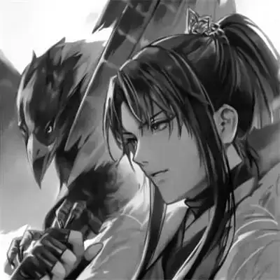 古风头像黑白男 高冷帅气的古风头像男仙风道骨黑白图片_男生动漫头像