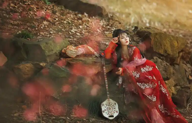 红衣_人像_poco摄影,人像,古风,汉服