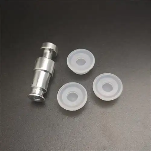 电压力锅浮子阀duo60银色双孔铝3.2*0.9*0.8止开阀4个浮子8个小帽