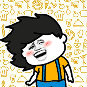 沙雕甩头发 gif 动图