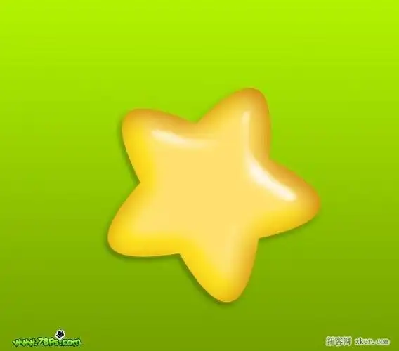ps制作一颗水晶果冻状可爱小星星图片教程