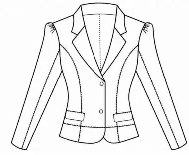 女式西装款式设计服装设计