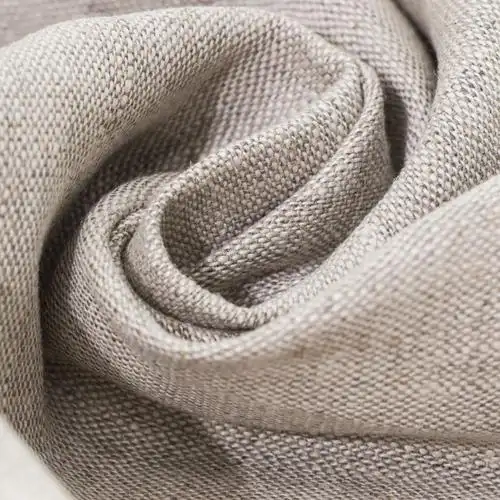 55单雨露麻水洗柔软服装面料面料亚麻布面料透气抱枕面料