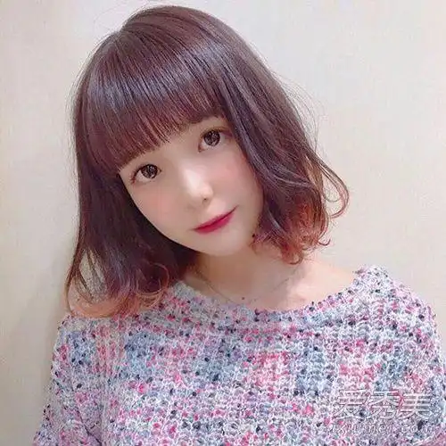 适合脸大妹子的齐脸内扣短发10款让你大脸变小脸