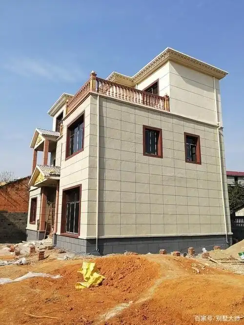 35万可建的农村两层小洋楼设计,简约新中式清雅脱俗