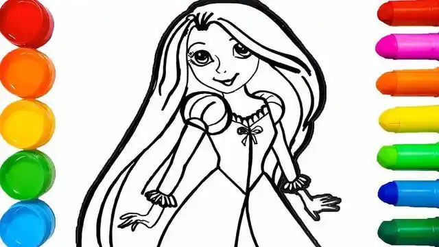 9一10岁公主简笔画 9一10岁公主简笔画叶罗丽