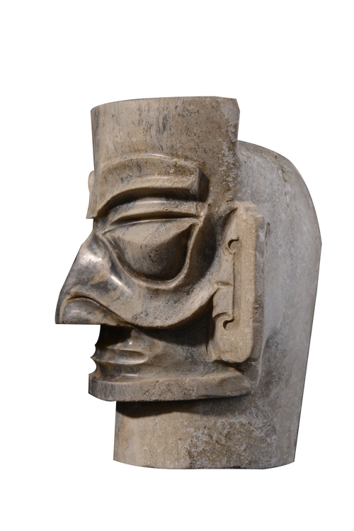 三星堆玉神人首