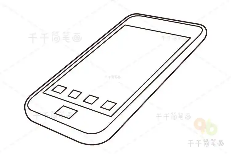 学画手机简笔画