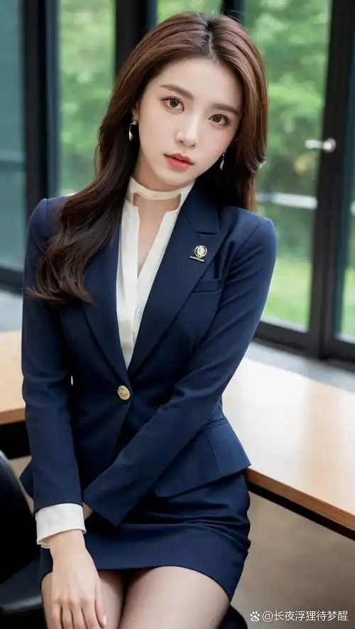 职业女性的优雅魅力,尽在这张职业装照片中展现!