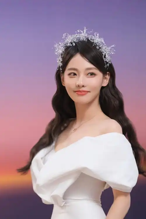 张嘉倪穿白裙清纯可人似仙女笑容娇俏又甜美