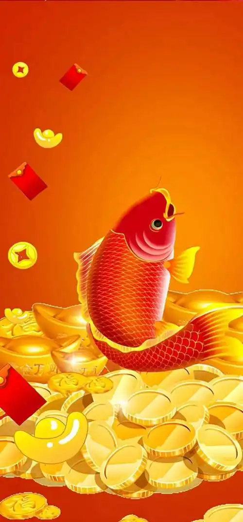 壁纸分享,一池锦鲤,一世锦绣荣华