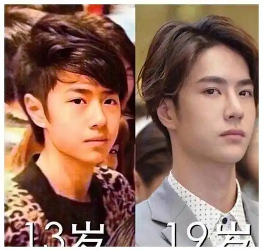 原创都说王一博从小帅到大我不信当看了他13岁旧照后我心动了