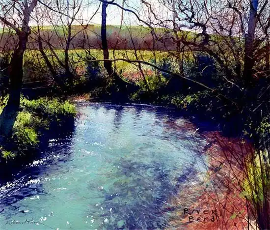 美国理查德·索恩水彩风景画作品欣赏(组图)