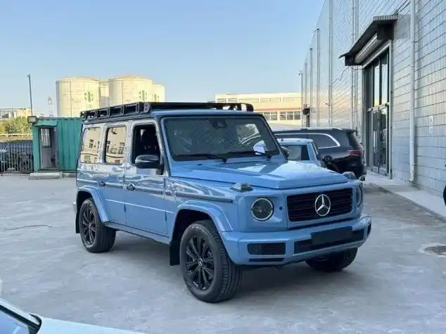 23款柴油奔驰g400d国六排放 现车最新报价及图片