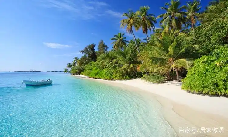 图中的海边景色美不胜收,这处景物散发着独特的魅力.