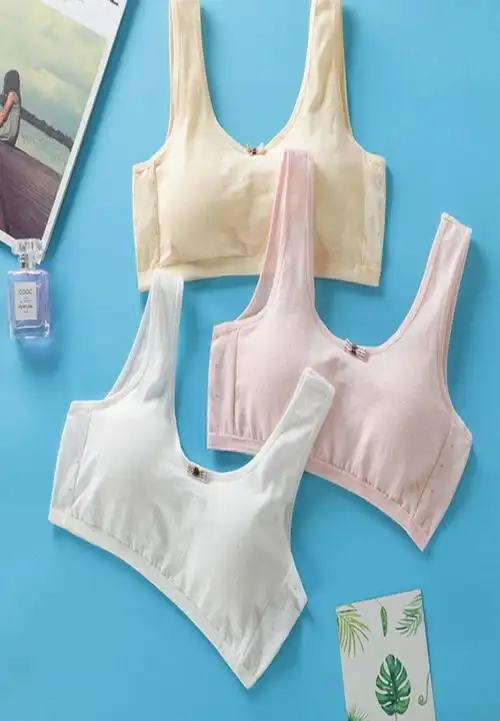 内衣女学生9-12-14-16岁初中学生高中生少女大童发育期小背心文胸