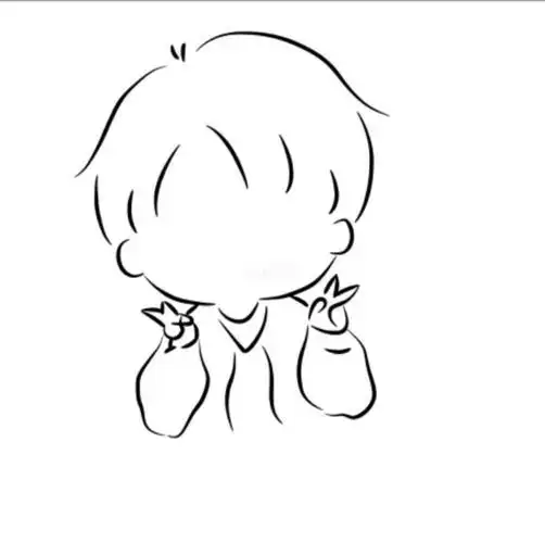 简笔画头像女生q版王俊凯简笔画教程 卡通简笔画王俊凯版萌图简笔画