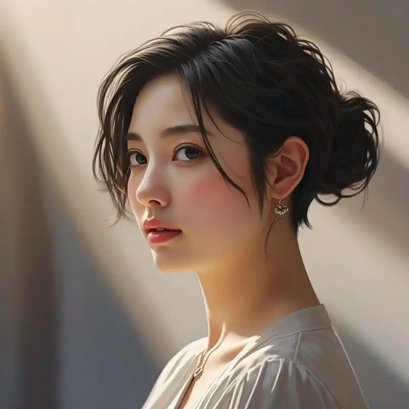 📸 绝美真人女生侧脸头像 💕 今天给大家带来一组绝美真人女生