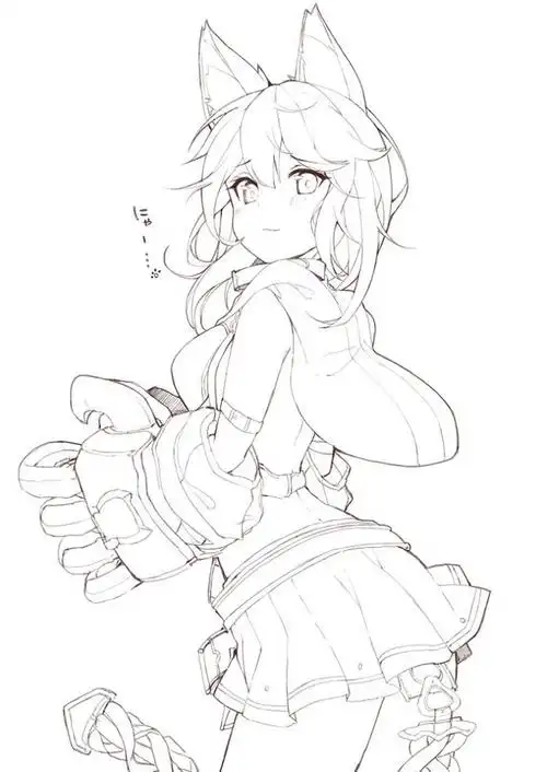 适合临摹的线稿