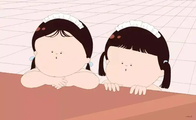 活泼的,安静的她们看起来胖嘟嘟的