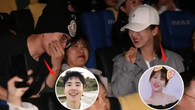 杨紫看电影偶遇刘昊然,惊讶大喊:这都能碰到!刘昊然表情太搞笑