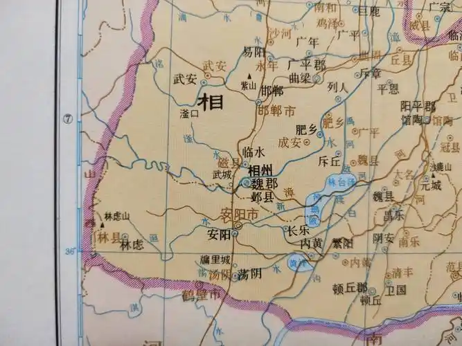 古地名演变河北邯郸地名及区划演变过程